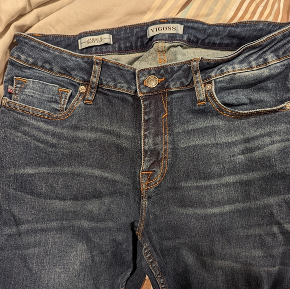 Vigoss Jagger Bootcut Jeans Dark Wash Sz 30 - Picture 3 of 4